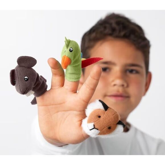 IKEA TITTA DJUR Finger Puppet - Mixed Colors/10 PACK - Picture 5 of 7
